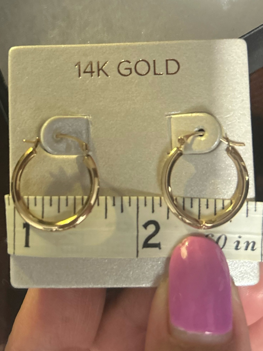 14K Real Gold Earrings/Hoops